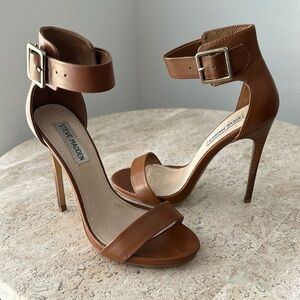 Steve Madden Cognac Leather Heels